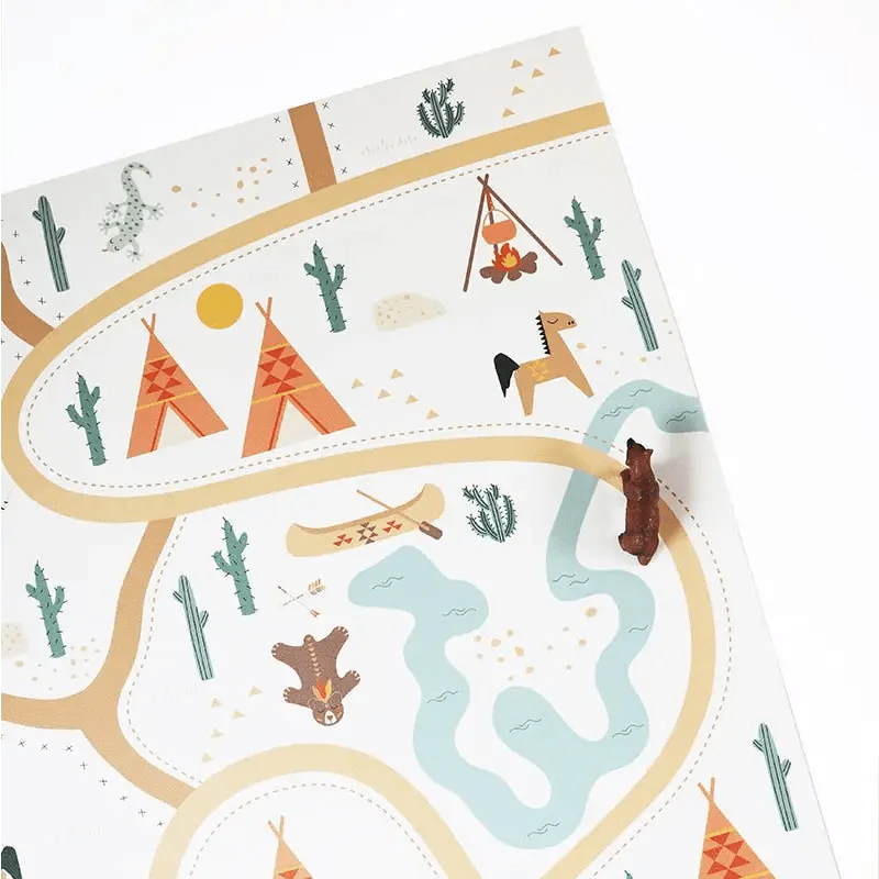 Alfombra infantil Vinílica reciclada SUPER WESTERN