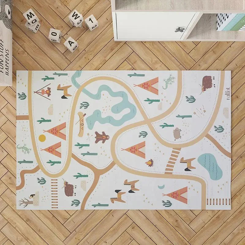 Alfombra infantil Vinílica reciclada SUPER WESTERN