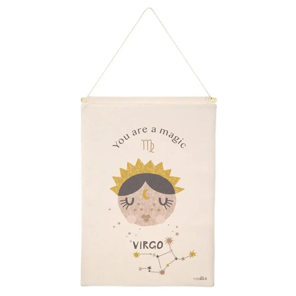 Mural habitación infantil zodíaco horóscopo LITTLE VIRGO