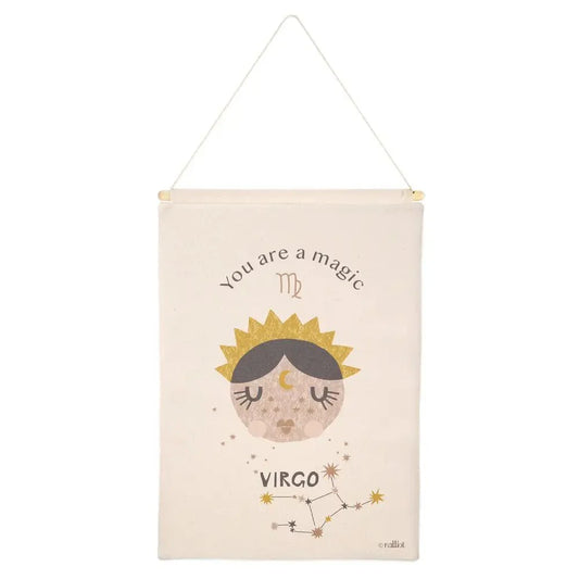 Mural habitación infantil zodíaco horóscopo LITTLE VIRGO