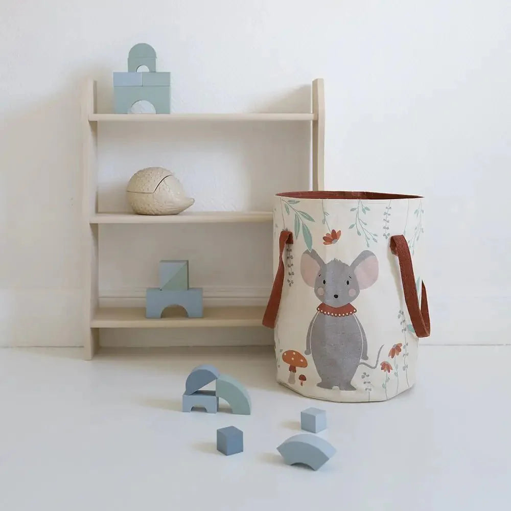 Cesta de almacenaje POLY para dormitorio infantil