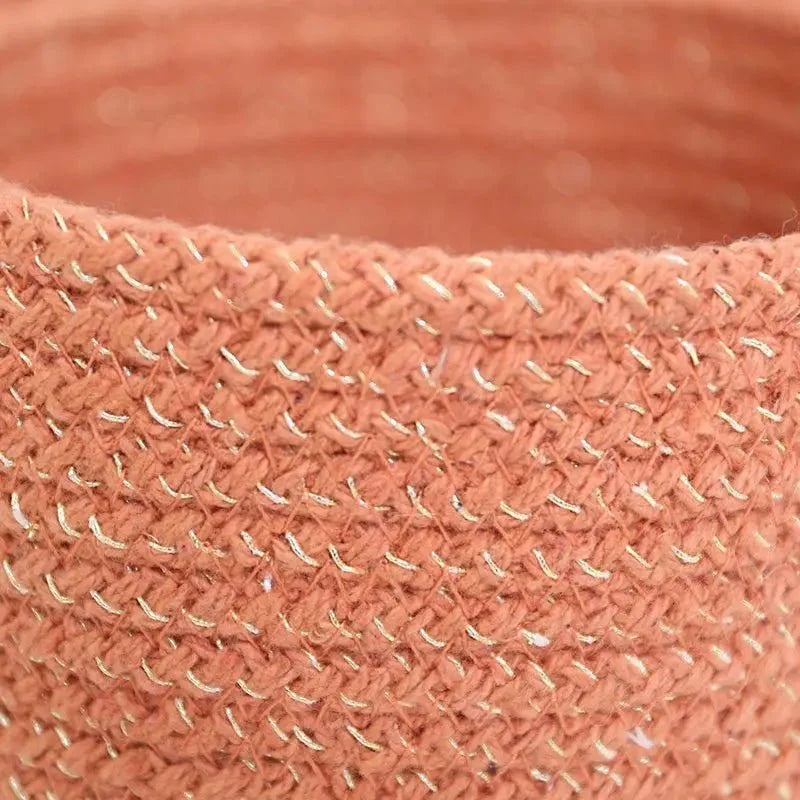 Cestas de almacenamiento de cuerda de algodón, juego de 3 cestas ILSE AMBRE