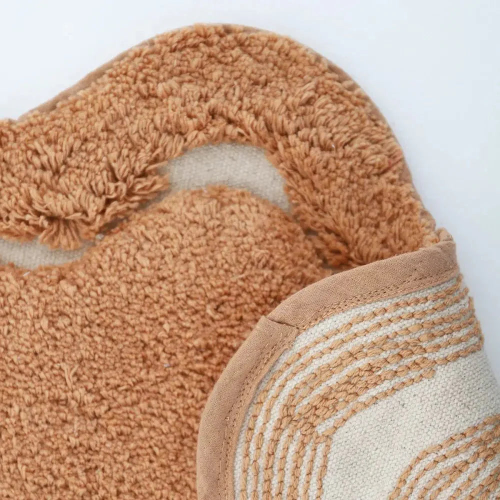 Alfombra Infantil 110 cm SWEET APRIL TOFFEE Algodón Lavable en lavadora