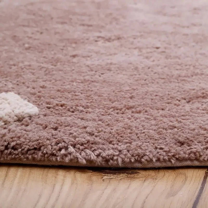 Alfombra Infantil 70x110 cm DEER Algodón Lavable en lavadora