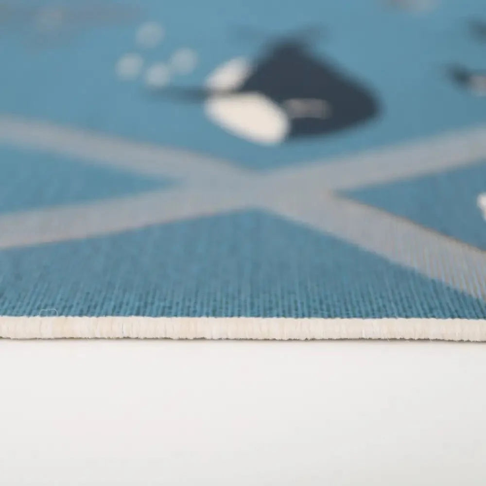 Alfombra Infantil PLAYRUG LITTLE DEEP BLUE 123x80