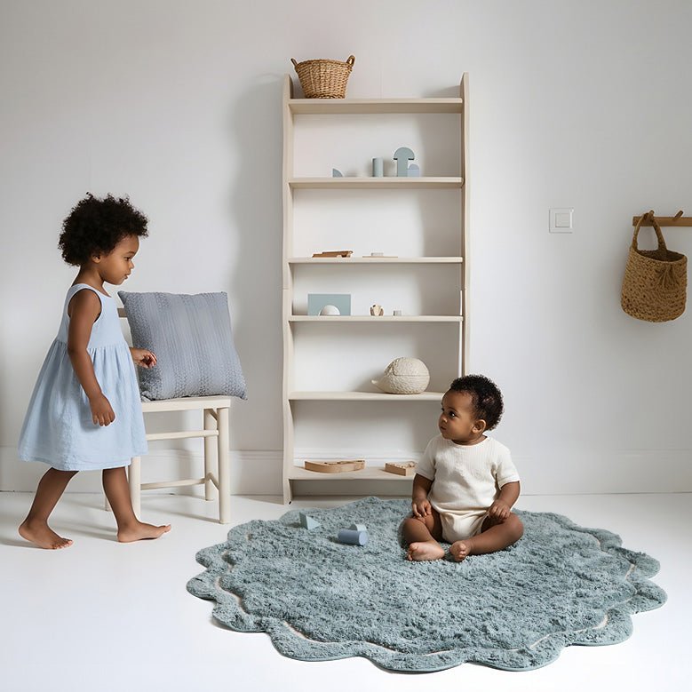 Alfombra lavable Infantil 110 cm SWEET APRIL AQUA