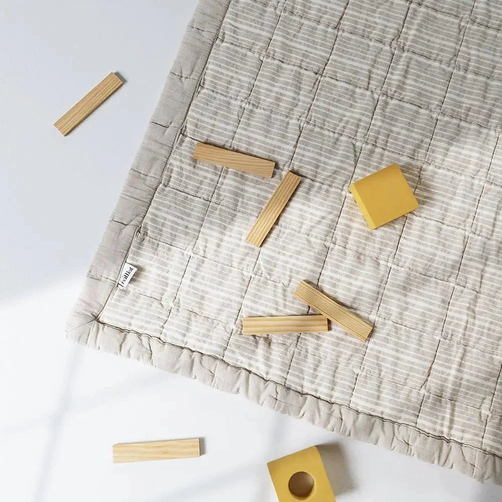 Alfombra de Descanso para bebé reversible ANNA SABLE LAVE 100 x 87 cm