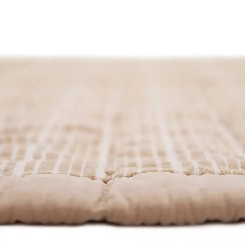 Alfombra de Descanso para bebé reversible Anna Terracotta 100 x 87 cm