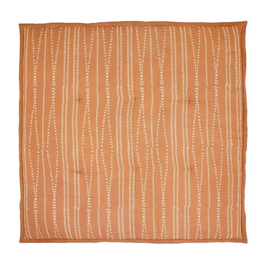Alfombra bebe de juegos infantil algodón estampada bohème NEPO TERRACOTTA 100x100