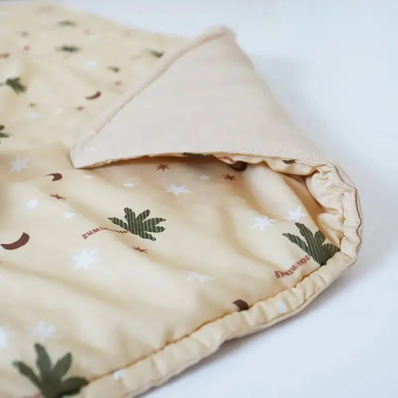 Alfombra de descanso impresa con palmeras JAIPURY 100x100