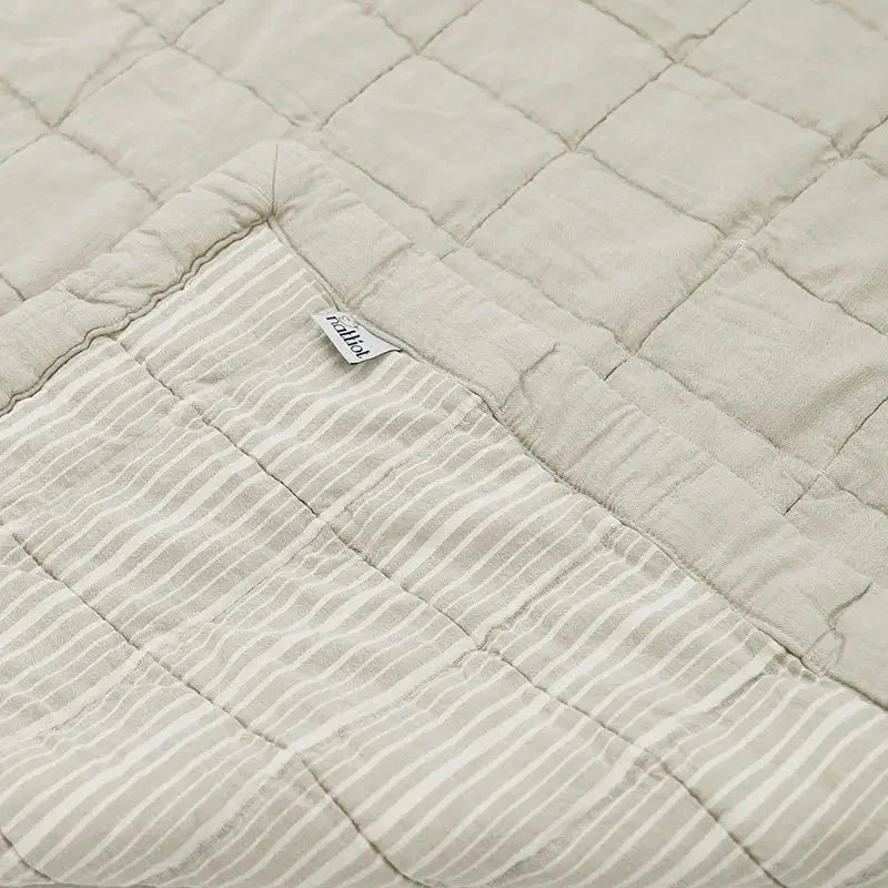 Alfombra de Descanso para bebé reversible ANNA SABLE LAVE 100 x 140 cm