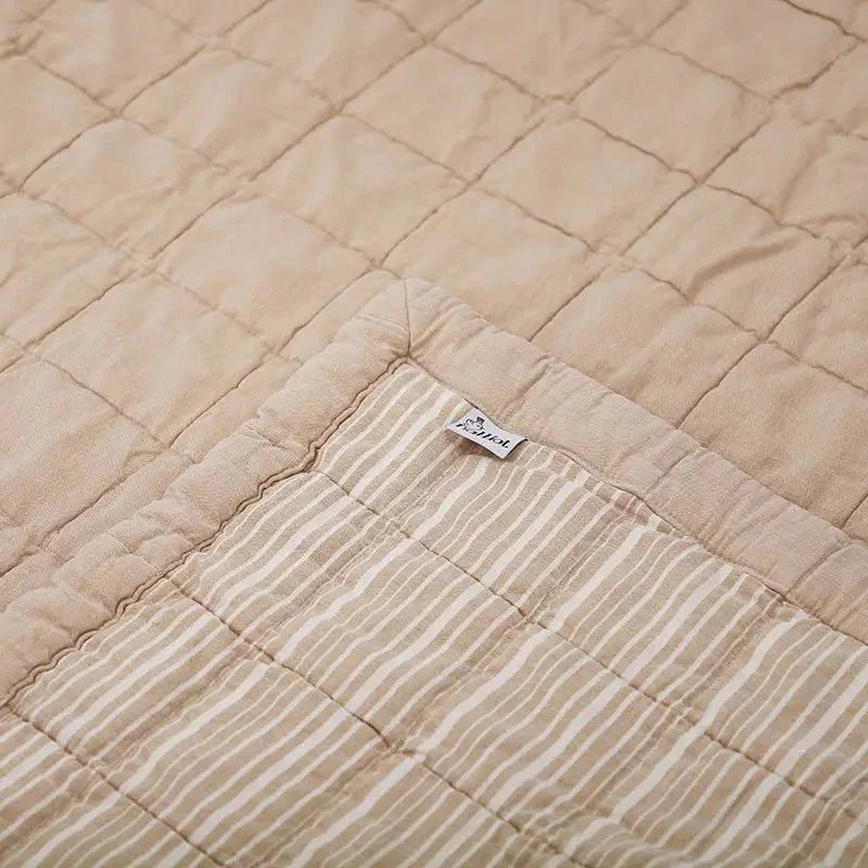 Alfombra de Descanso para bebé reversible ANNA TERRACOTA 100 x 140 cm