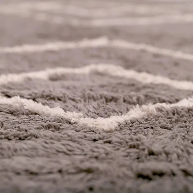 Alfombra de algodón lavable en lavadora LÄSSA Stone S 100x150