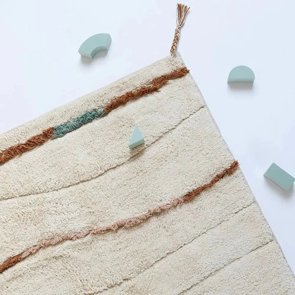 Alfombra infantil de algodón lavable SERENA