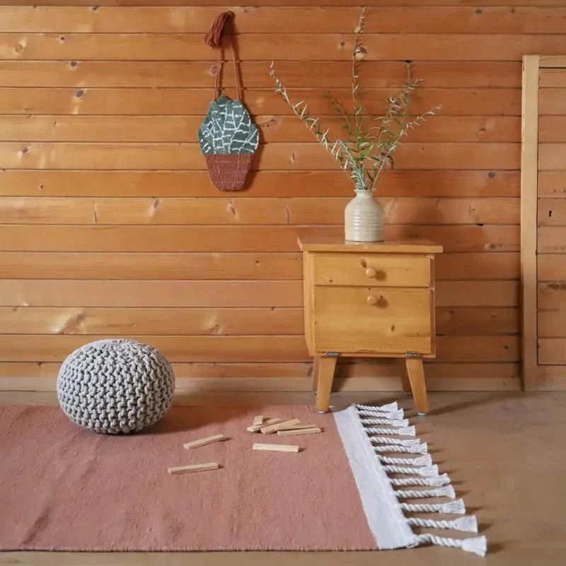 Alfombra infantil de algodón LISBOA ROSE LIEGE