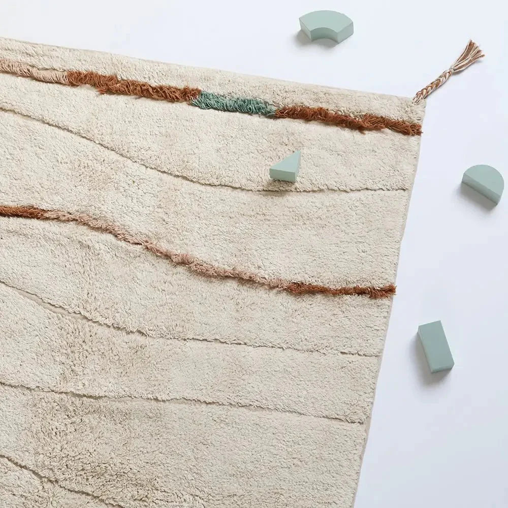 Alfombra infantil de algodón lavable SERENA L