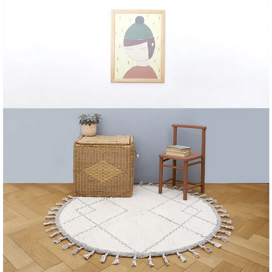 Alfombra infantil CÔME NATUREL GRIS 120cm