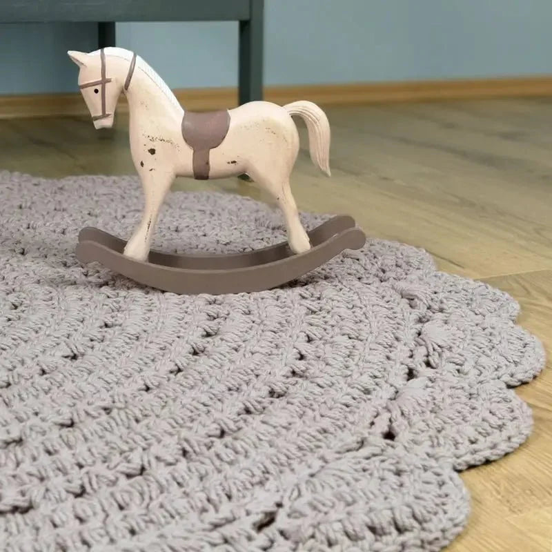 Alfombra Infantil Crochet ALMA LIN 120cm