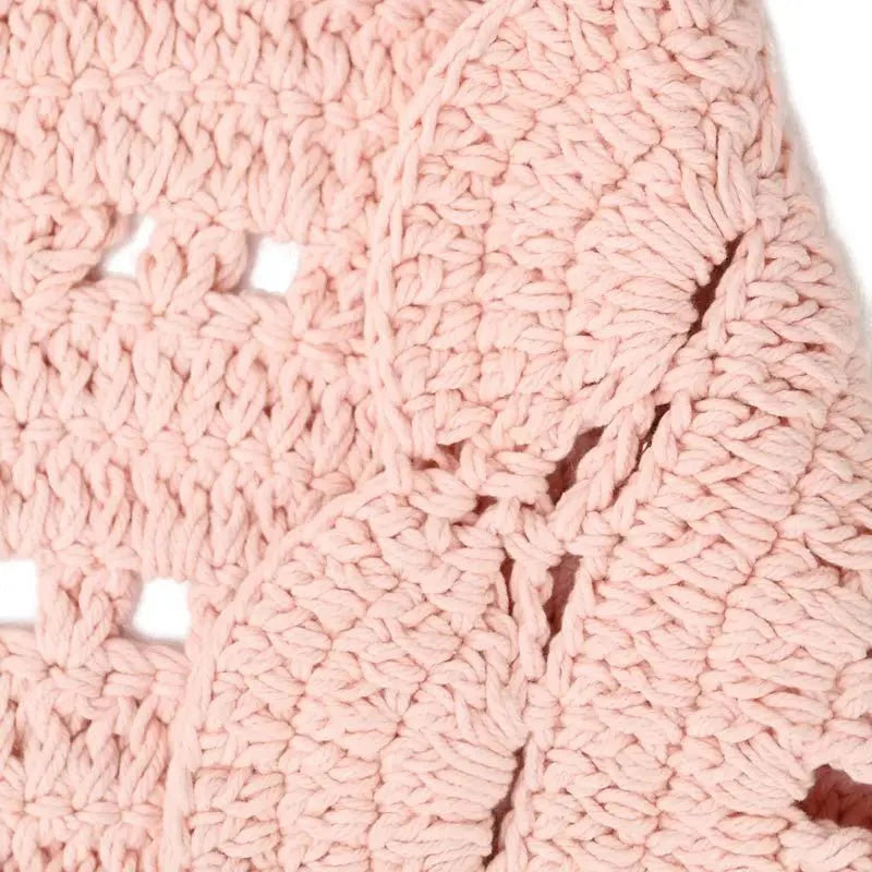 Alfombra infantil crochet ALMA NUDE 120cm