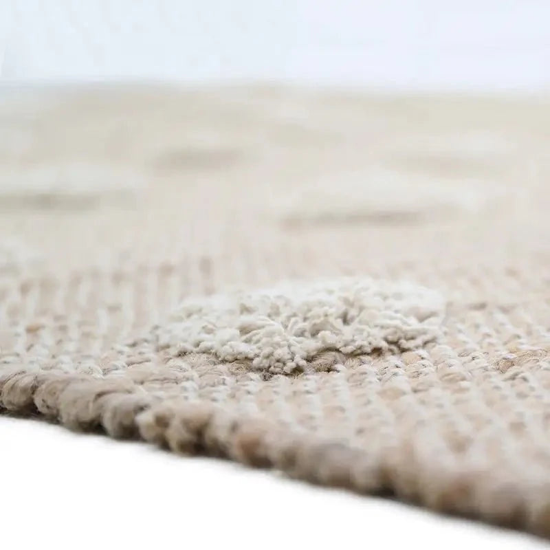 Alfombra de Jute y Algodón de puntos NOP