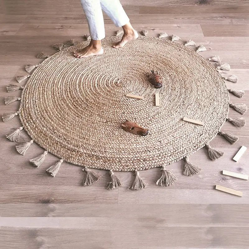 Alfombra infantil con pompones ELSE