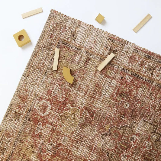 Alfombra de jute y algodón POOLA