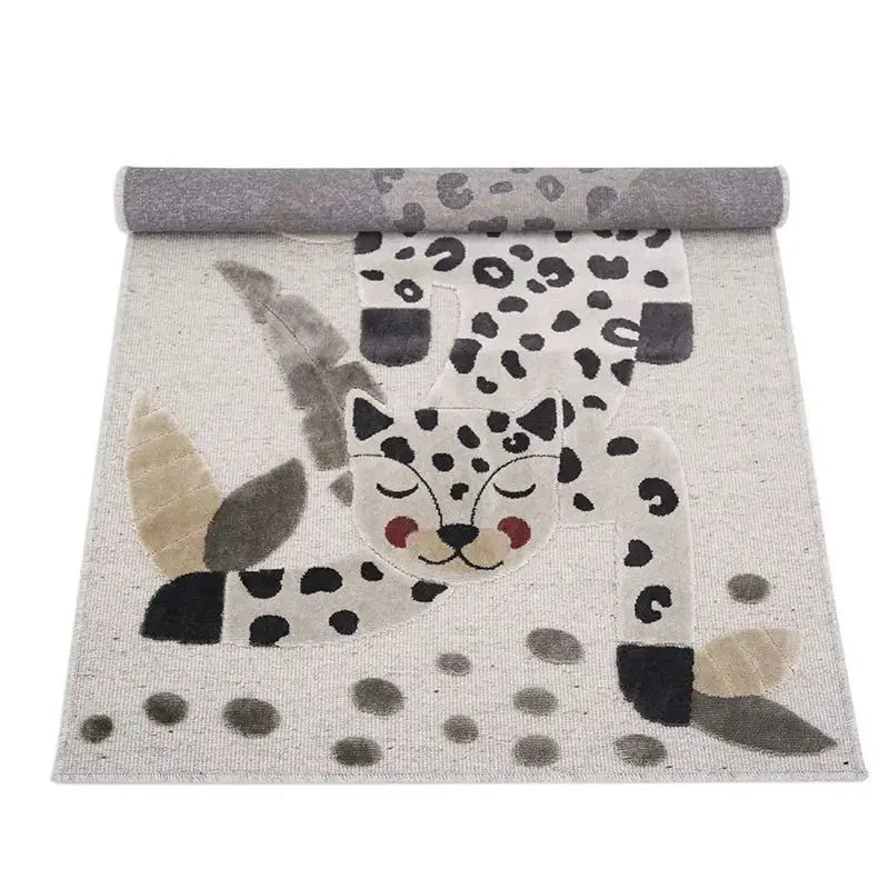 Alfombra infantil LITTLE JAGUAR IVOIRE 80x125