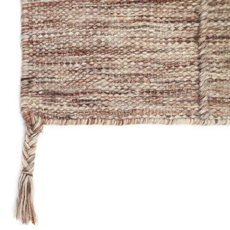 Alfombra de lana LHENA BRUN ROSE S