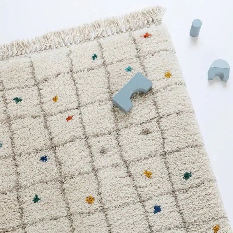 Alfombra infantil de algodón multicolores RITTAH M