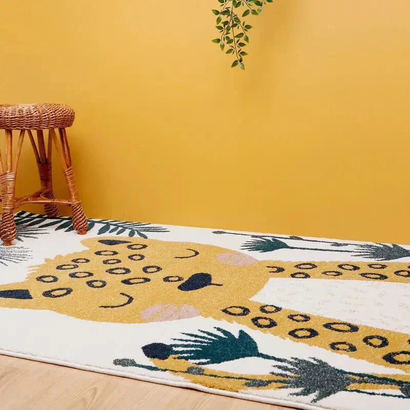 Alfombra infantil leopardo SÖREN 120x170