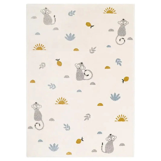 Alfombra infantil LITTLE WILD MONKEY MIEL M 120x170
