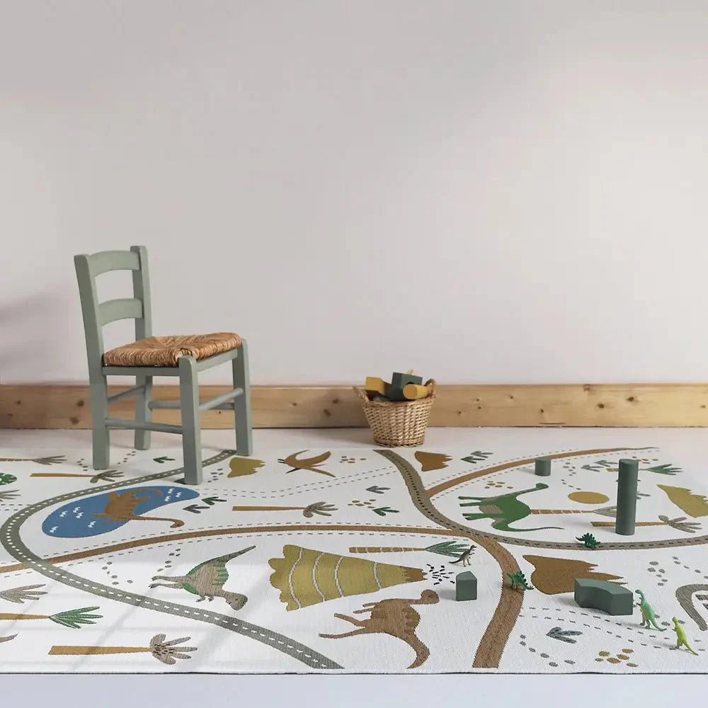 Alfombra infantil interior y exterior LITTLE JURASIC