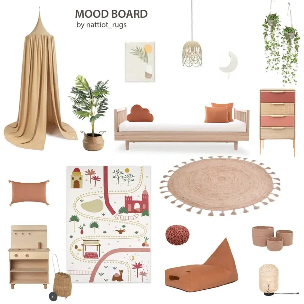 Alfombra infantil interior y exterior LITTLE MARRAKECH 123x180