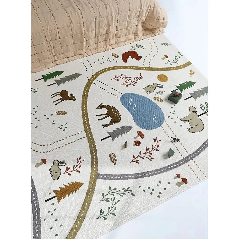 Alfombra infantil interior y exterior LITTLE FOREST
