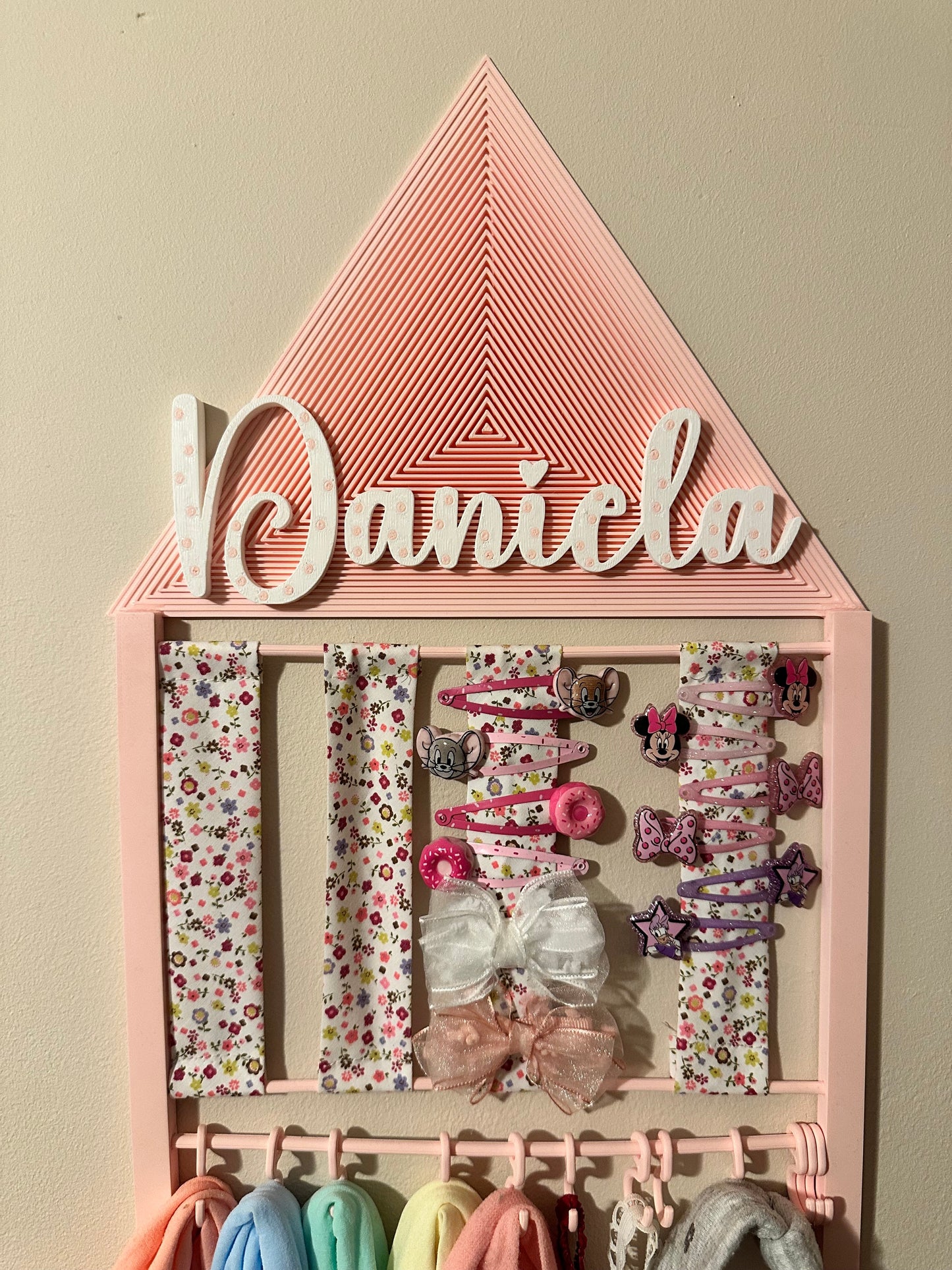 Organizador Personalizado de Accesorios para el Cabello Infantil