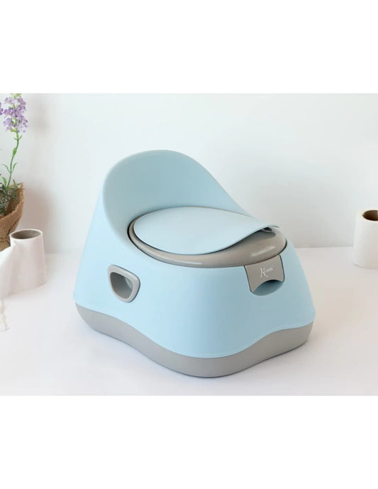Babete para bebé com alças laterais 211103183 Kiokids Azul