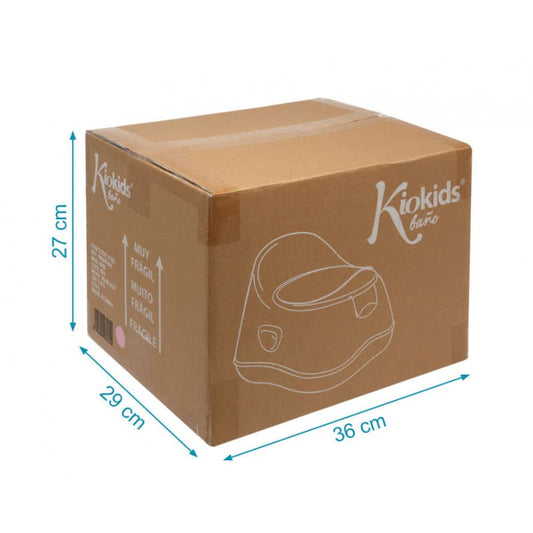 Babete para bebé com alças laterais 211103183 Kiokids Rosa