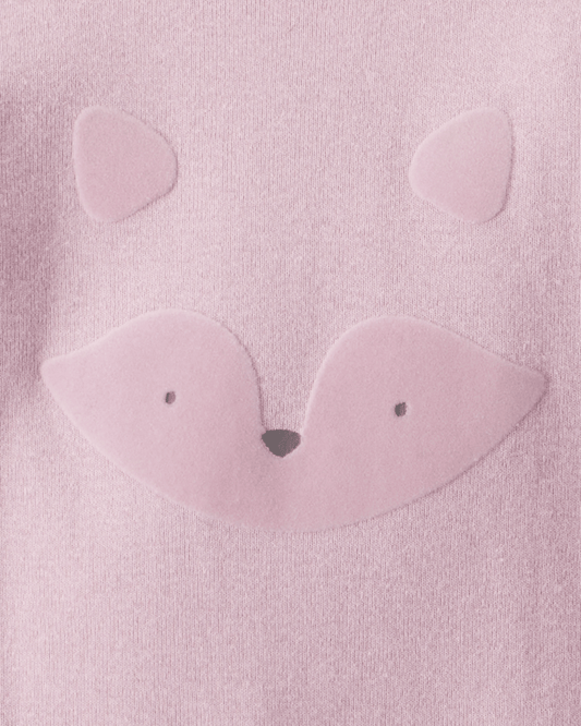 Pack 4 bodies de manga larga con koalas y zorros lila/rosa