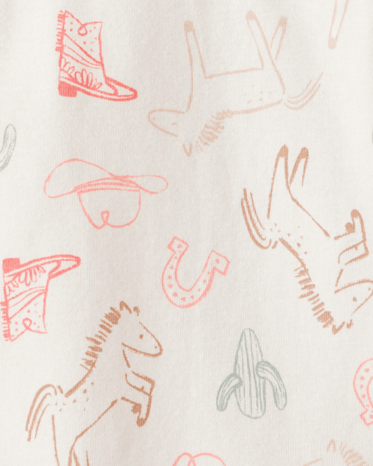 Pack 4 bodies manga larga estilo cowgirl y rayas