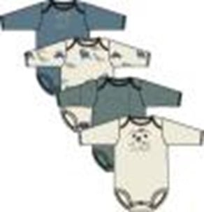 Pack 4 piezas body con diseño dinosaurio