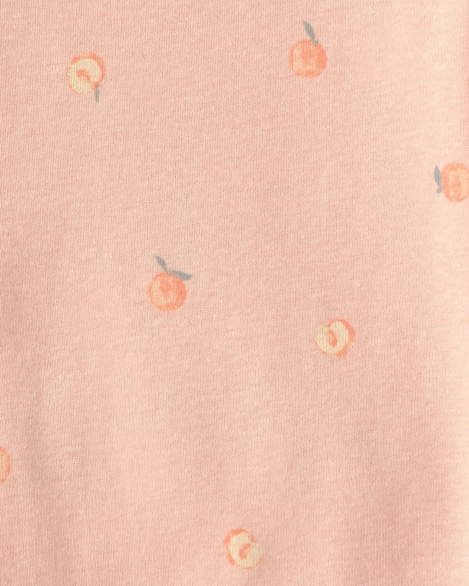 Pack cuatro bodies de algodón, estampados floral y de frutas