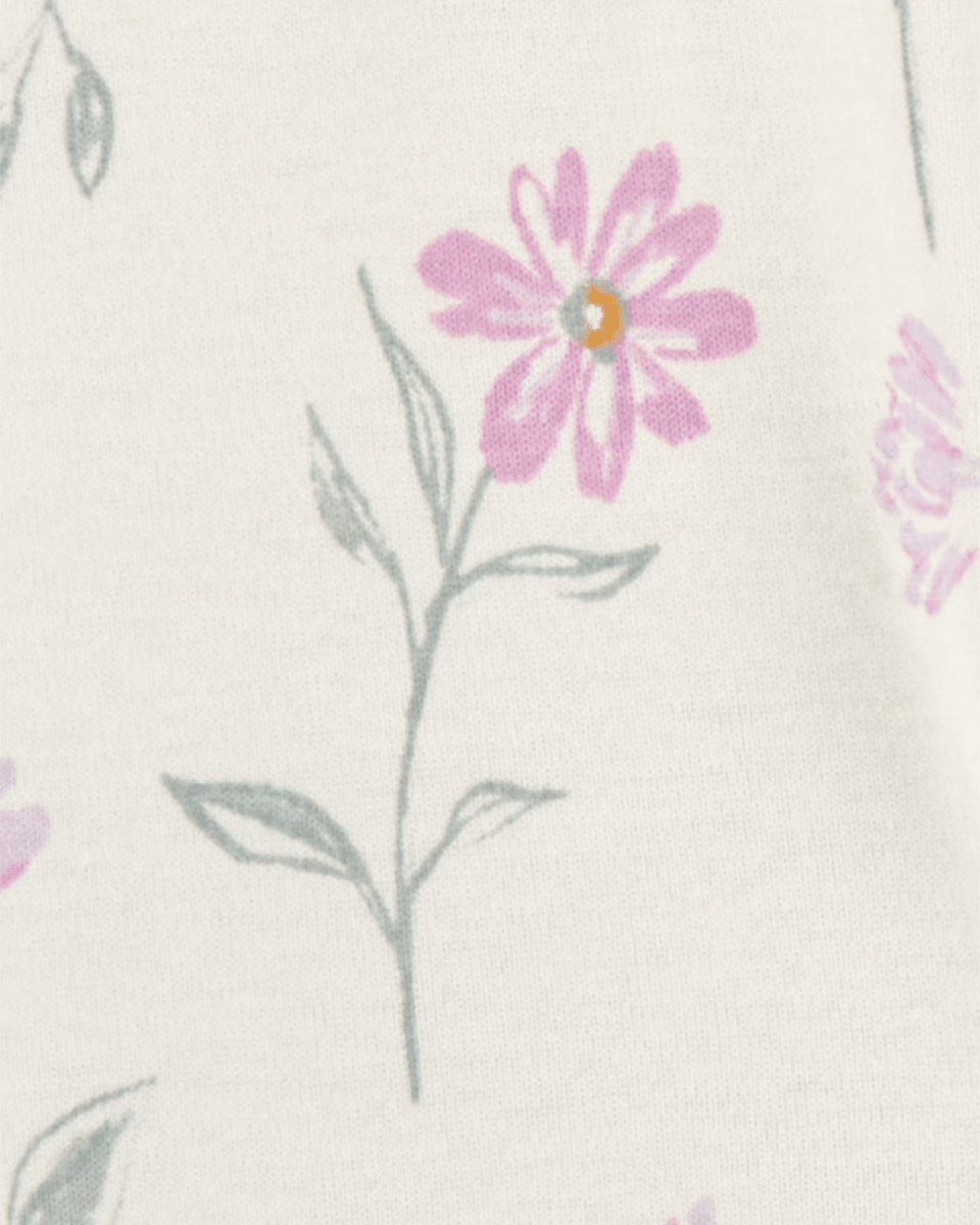 Pack dos pantalones de algodón floral