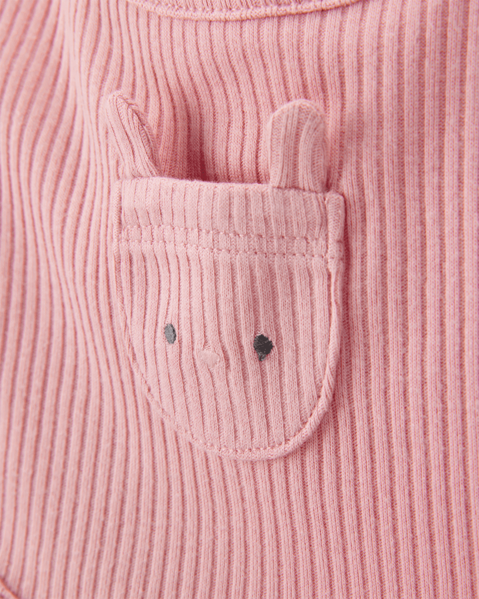 Pack tres baberos algodón diseño conejita