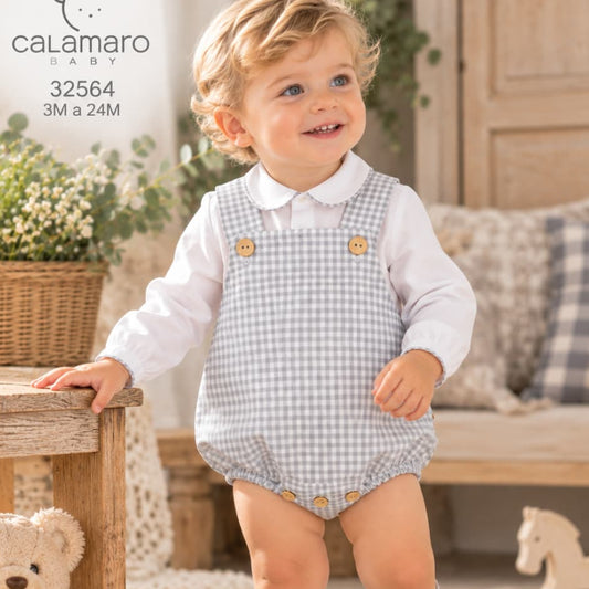 Pelele tipo peto vichy Foz Calamaro 621132564