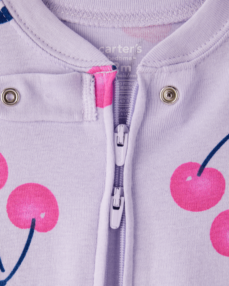 Pijama algodón con diseño cerezas