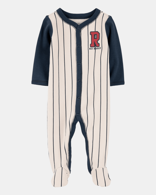 Pijama entero algodón diseño béisbol
