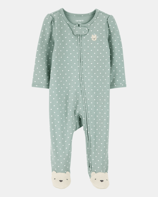 Pijama entero algodón diseño polka