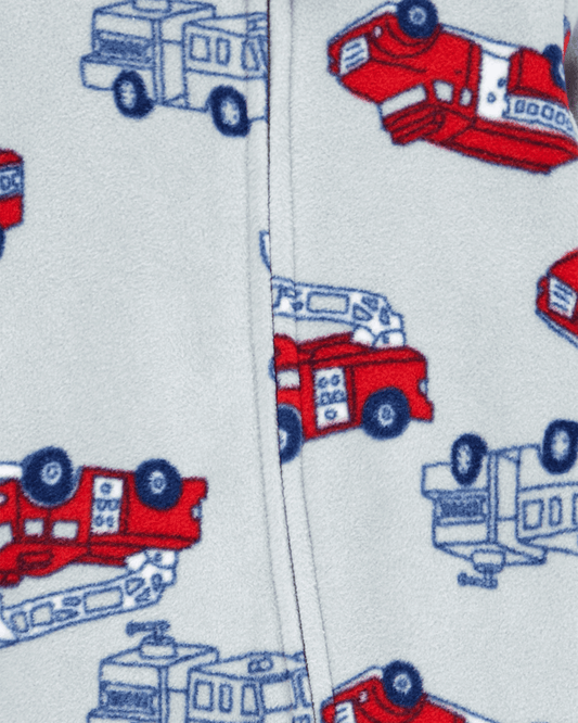 Pijama entero de micropolar diseño bomberos