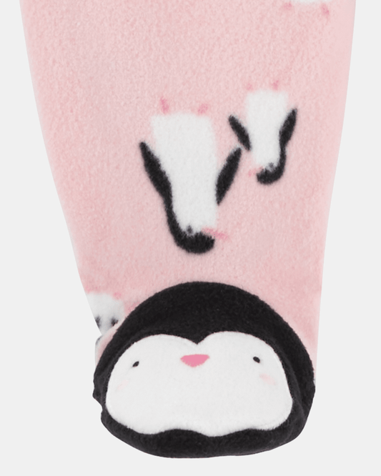 Pijama entero de micropolar diseño pingüinos