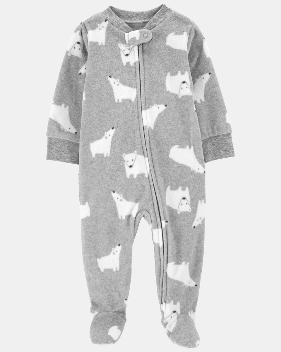 Pijama entero micropolar diseño oso polar